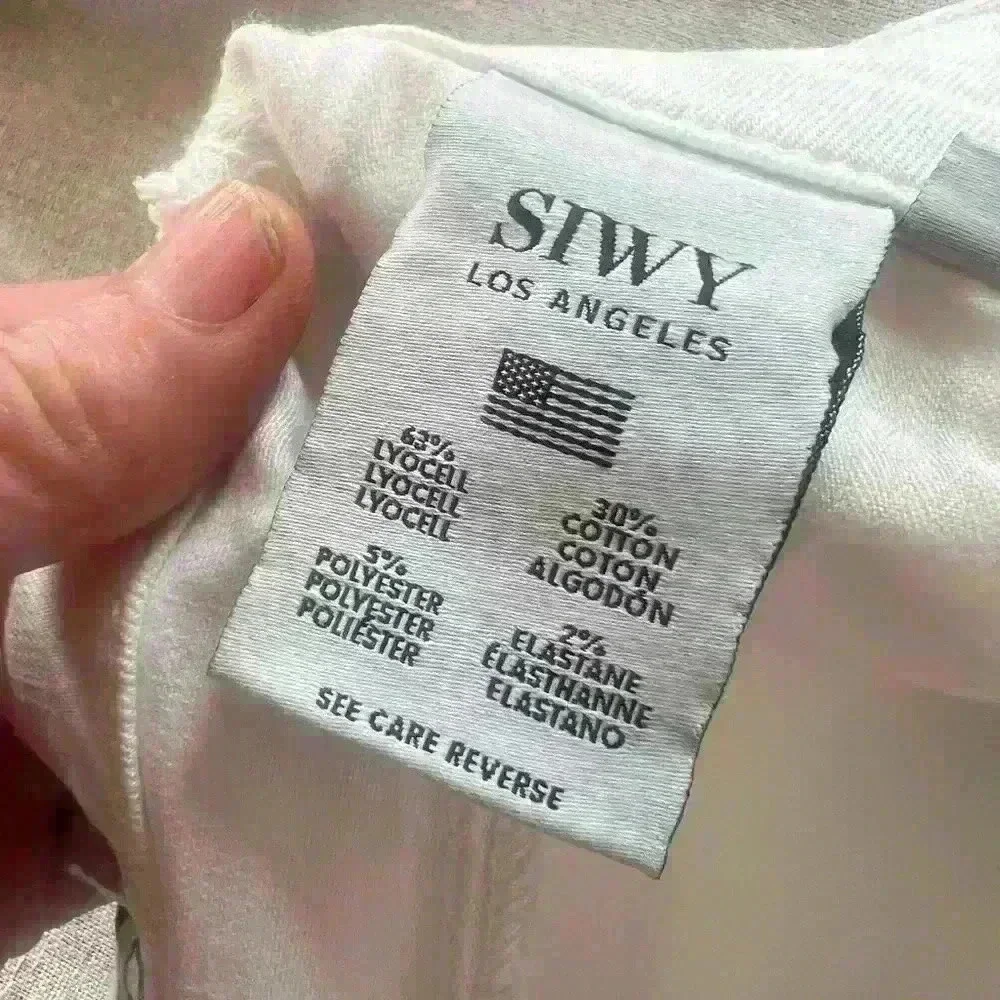 SIWY white Emmylou Jeans 29. High Waist Ankle Flare. NWT. - Picture 10 of 16